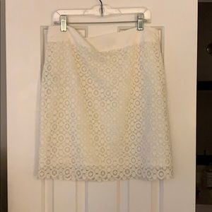 forever 21 white skirt